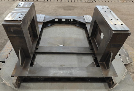 TC4 titanium alloy cable winch base has been successfully developed
